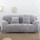 Захисний чохол на тримісний диван Diana Textile Plush Velvet, 190x230 см, Сірий - зображення 6