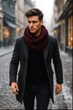 Шарф-снуд Primark 70х35 Бордовый 3002089 - изображение 2