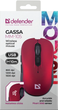 Мышь Defender Gassa MM-105 Wireless Red (4745090824438) - изображение 6