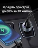 Автомобильное зарядное устройство с быстрой зарядкой адаптер 80 Вт PD + 2 USB USLION US0178 Black - изображение 5