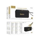 Портативная колонка Hoco HT1 Max, IPX4, BT5.4, TF, FM, USB, AUX, TWS, 2x20W, 4000mAh, 40h, black - изображение 4
