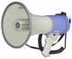 Акумуляторний мегафон Power Megaphone ER 66 50 Вт рупорний гучномовець з сиреною записом голосу USB microSD AUX портативний ручний мегафон для заходів реклами охорони рятувальників поліції спортивних подій оповіщення на відстань до 1000 метрів - зображення 5