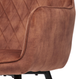 Krzesło do kuchni i salonu HOMLA 897639 SATORI 57 x 59 x 84 cm Ceglaste (5904183897639) - obraz 5