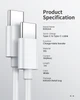 Кабель USB type C - USB type C (1m) PD 60 Вт провод быстрой зарядки для телефона KUULAA (KL-X19) White - изображение 10