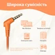 Детские накладные наушники с микрофоном проводная гарнитура New Bee KH20 Orange - изображение 6