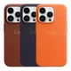 Чохол Leather Case with MagSafe для iPhone 15 Pro Max Колір Indigo Blue - изображение 2