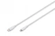 Кабель для зарядки Assmann USB, USB-C - Lightning 2 м, USB 2.0, 60W, силиконовый AK-600110-020-W White - изображение 1