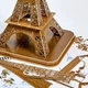 Пазлы 3D Эйфелева башня трехмерный конструктор-головоломка для детей и взрослых Magic Puzzle 78x35.2x38.2 см 5137873 - изображение 5