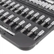 Набор инструментов INTERTOOL ET-8046 46 ед. STORM 1/4 Сr-V 1/4” торцевые головки трещотка биты - изображение 6