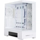 Корпус Zalman p40 ds, White, Mid Tower, без бп, для atx / Micro atx / Mini itx, 1xType-C / 2xUSB 3.0, макс. cpu - 165 мм / vga - 420 мм, 4x120 мм argb, боковая и передняя панели из закаленного стекла, lcd экран (cpu / gpu / Time) - изображение 2