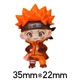 Стикеры Наруто 3D Наруто Naruto Саске Какаши Хината Сакура аксессуары изделия из смолы 3,5 см 6 шт - изображение 9
