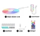 Умная гибкая неоновая светодиодная лента Neon LED RGB-IC с Bluetooth USB и синхронизацией музыки 10 метров Водостойкий смарт гибкий неон SMD5050 с пультом и блютуз приложением 5 вольт совместимость с Авто ТВ ПК - изображение 11