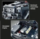 Конструктор MERCEDES-BENZ G63 AMG 6x6, 3300 деталей, 1:8, коллекционная модель (RAEL LE-J901 Black) - изображение 5