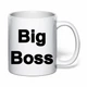 Чашка с печатью "Big Boss" (цвет белый) (32717) - изображение 2