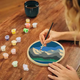 Malowanie po numerach Ravensburger CreArt Wooden Góry 20 cm (4005556259236) - obraz 6