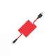 Дата кабель USB 2.0 AM to USB-C 1.0m 2A silicone X21 black+red HOCO (6957531071419) (260959) - изображение 2
