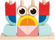Klocki drewniane Tooky Toy 3D Krab (6972633372127) - obraz 1