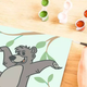 Malowanie po numerach Ravensburger CreArt Disney Baby Baloo 18 x 24 cm (4005556259007) - obraz 4
