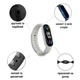 Ремінець Original Designe Xiaomi Mi Band 7 та Xiaomi Mi Band 8 світло-сірий - изображение 2
