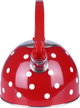 Czajnik Orion z gwizdkiem stalowy Czerwony w grochy 1.5 l (8592381131609) - obraz 11