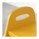 Дитячий табурет IKEA TROGEN 40x38x33 см жовтий 803.715.20 - зображення 3