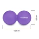 Массажный мяч Cornix Lacrosse DuoBall 6.3 x 12.6 см XR-0114 Purple - изображение 3