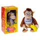 Мягкая игрушка Shantou Jinxing Обезьяна с бананом, звук (30 см) K60403 - изображение 1