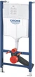 Инсталляция Grohe Rapid SL Solido 38971000 + панель смыва Even 38966KV0 черная глянцевая + унитаз подвесной Kroner Oker WHI533536 Rimless с сиденьем Soft Close дюропласт (38971966KV0KO53R) - изображение 3