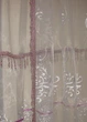 Комплект тюль зі шторкою до підвіконня Firanka Damask карниз 300см білий з фіолетовим (90_1к) - зображення 5