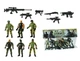 Військовий набір солдатиків Star Toys 12 предметів зі зброєю, ігровий набір: Війна з терором 5898-A68 - зображення 3