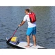 Рюкзак водонепроникний OverBoard OB1225R-EU 20 л - чорно-червоний - изображение 5