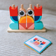 Klocki drewniane Tooky Toy układanka Krab pastelowy (6976831550189) - obraz 4