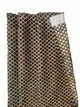 Штора жаккардовая Aurum 190×250 см коричневая с вышивкой в мелкую клетку — для спальни и гостиной - изображение 3