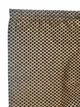 Штора жаккардовая Aurum 190×250 см коричневая с вышивкой в мелкую клетку — для спальни и гостиной - изображение 4