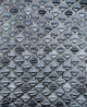 Штора жаккардовая Aurum 200×250 см тёмно-синяя с вышивкой в мелкую клетку — для спальни и гостиной - изображение 5