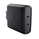 Сетевое зарядное устройство Trust Maxo 100Вт универсальное 2xUSB-C кабель в комплекте Черный (25527) - изображение 3