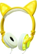 Проводные LED-наушники с кошачьими ушками UFT LX-L108 Yellow Желтые (UFTBL108Yellow) - изображение 1