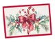 Салфетка-подкладка новогодняя гобеленовая "Candy Cane Christmas" (серебряный люрекс) (CASCABEL-33) - изображение 1