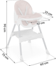 Krzesełko do karmienia Ricokids Mani 3 w 1 Różowe (5903890622145) - obraz 3
