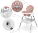 Krzesełko do karmienia Ricokids Mani 3 w 1 Różowe (5903890622145) - obraz 8