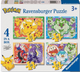 Zestaw puzzli Ravensburger Pokemon 4 w 1 12 + 16 + 20 + 24 elementów 12004026 (4005555040262) - obraz 1