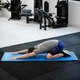 Коврик (мат) для фитнеса и йоги Gymtek NBR 1,5см голубой - изображение 6