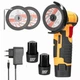 Болгарка аккумуляторная Lithium Electric Tool с 2 АКБ 12V 2.0Ah 2 диска75 мм в кейсе Желтый - изображение 1