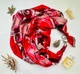 Шовкова хустка My Scarf "Серце красуні" прикрашена коралом - изображение 4