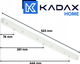 Suszarka na pranie KADAX Sufitowa 6 Prętów 80 cm (5903699441527) - obraz 3