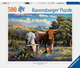 Пазл Ravensburger Довгорогі корови 500 елементів 12000826 (4005555008262) - зображення 1