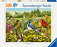 Пазл Ravensburger Ptaki na łące 500 елементів 12000336 (4005555003366) - зображення 1