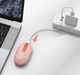 Безшумна Комп'ютерна Миша iMice Seenda IWG-DDS01 2.4G Рожева з RGB підсвічуванням - зображення 4