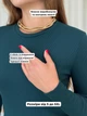 Плаття в рубчик довге осіннє жіноче Merlini Кондо 700001163 L-XL Зелене (700001163_2) - зображення 6