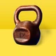 Гиря 12кг чугунная RN-SPORT металлическая, цвет бронза - изображение 2